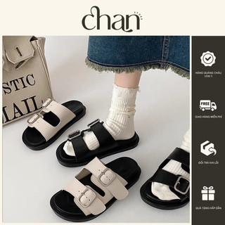 Dép nữ quai ngang đế mềm chống trơn trượt phong cách hàn quốc 811