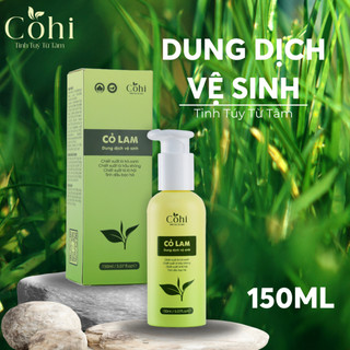 Dung Dịch Vệ Sinh Nam Nữ Cỏ Lam Chiết xuất Lá Trà Xanh, Trầu không  Hỗ Trợ Giảm Viêm, Dưỡng Ẩm, An toàn Cho Mẹ Bầu 150ml