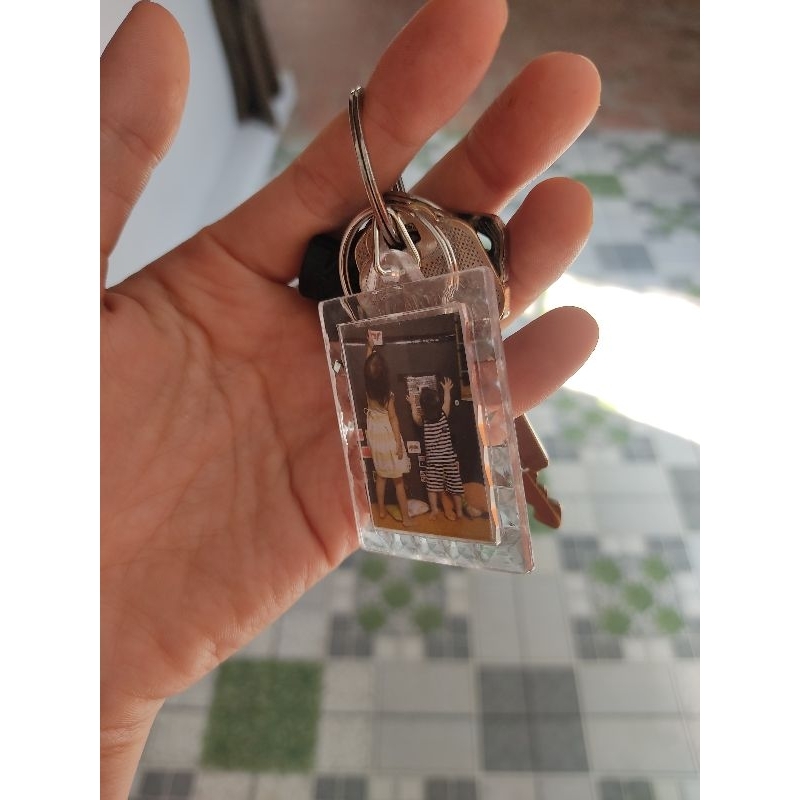 Móc chìa khoá in mã qr chuyển khoản tiền