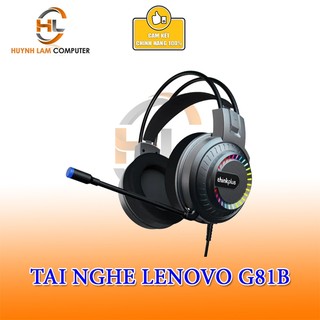 Tai nghe chụp tai Lenovo G81B LED có dây Hàng chính hãng