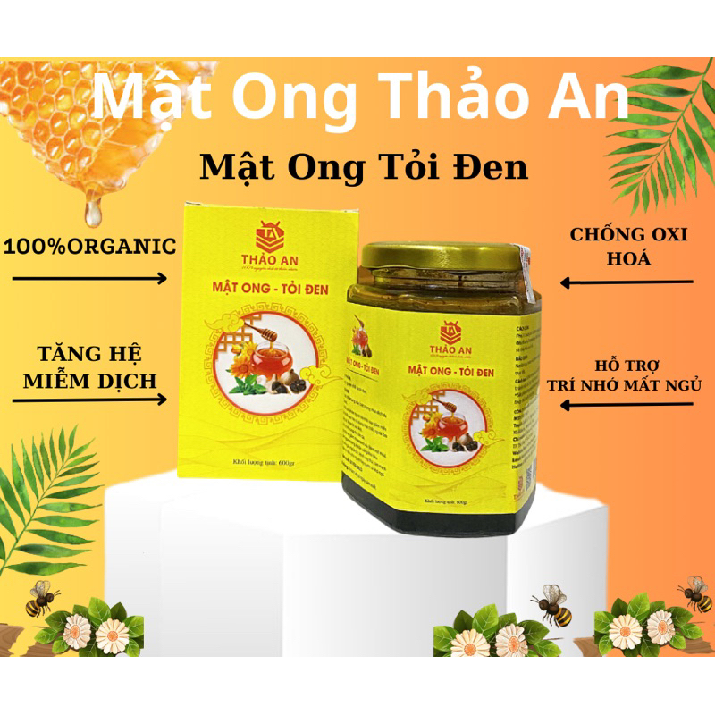MẬT ONG TỎI ĐEN CAO CÂP - THẢO AN 380ml