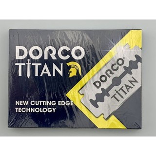 Lưỡi dao cạo râu, Dao lam cạo râu, cạo lông mặt, cạo tóc Dorco Titan, hộp 100 lưỡi lam Titan chính hãng