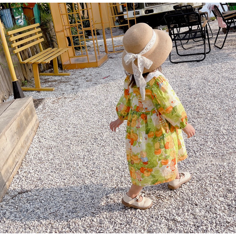 VÁY BABYDOLL VƯỜN CỔ TÍCH CHO BÉ GÁI