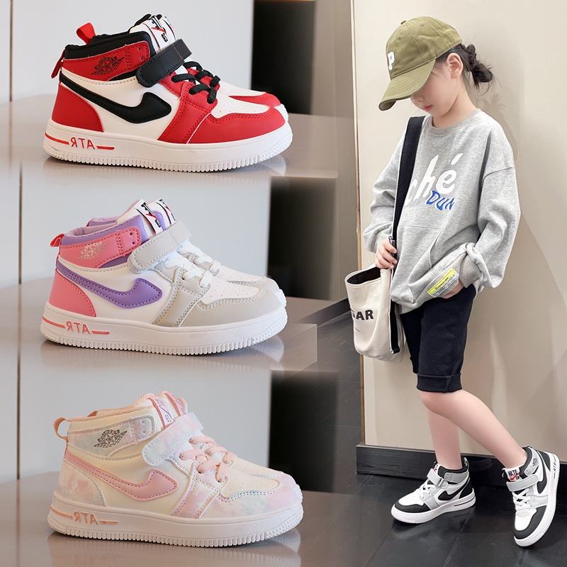 Giày Thể Thao Cho Bé Trai Bé Gái Giày JORDAN Cao Cổ Cho Bé Từ 3 đến 12 Tuổi