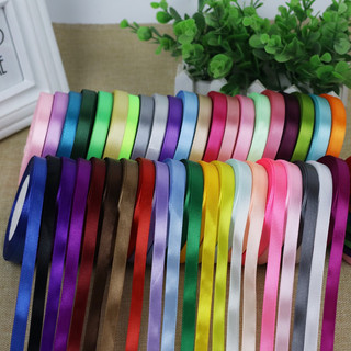 Ruy băng lụa satin 1cm cuộn 22m làm nơ gói hoa gói quà