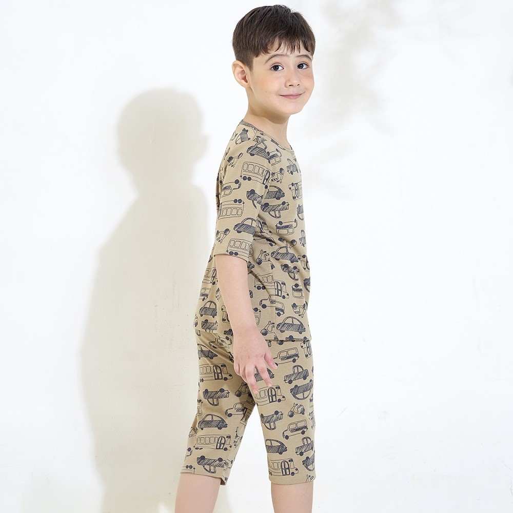 Bộ Đồ Thun Lửng Bé Trai Vincy STL010W11