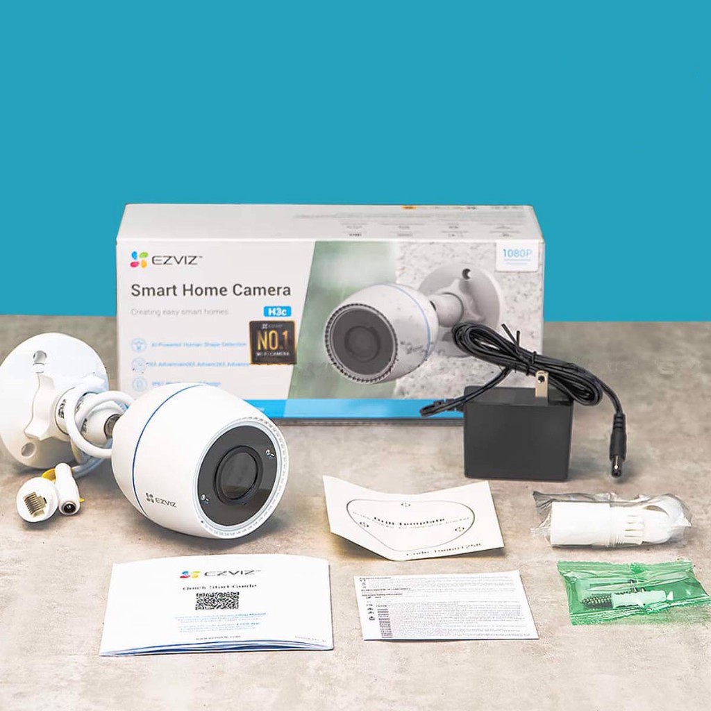 Camera Wifi ngoài trời EZVIZ H3C 1080P- kèm mic thu âm chính hãng bh 2 năm