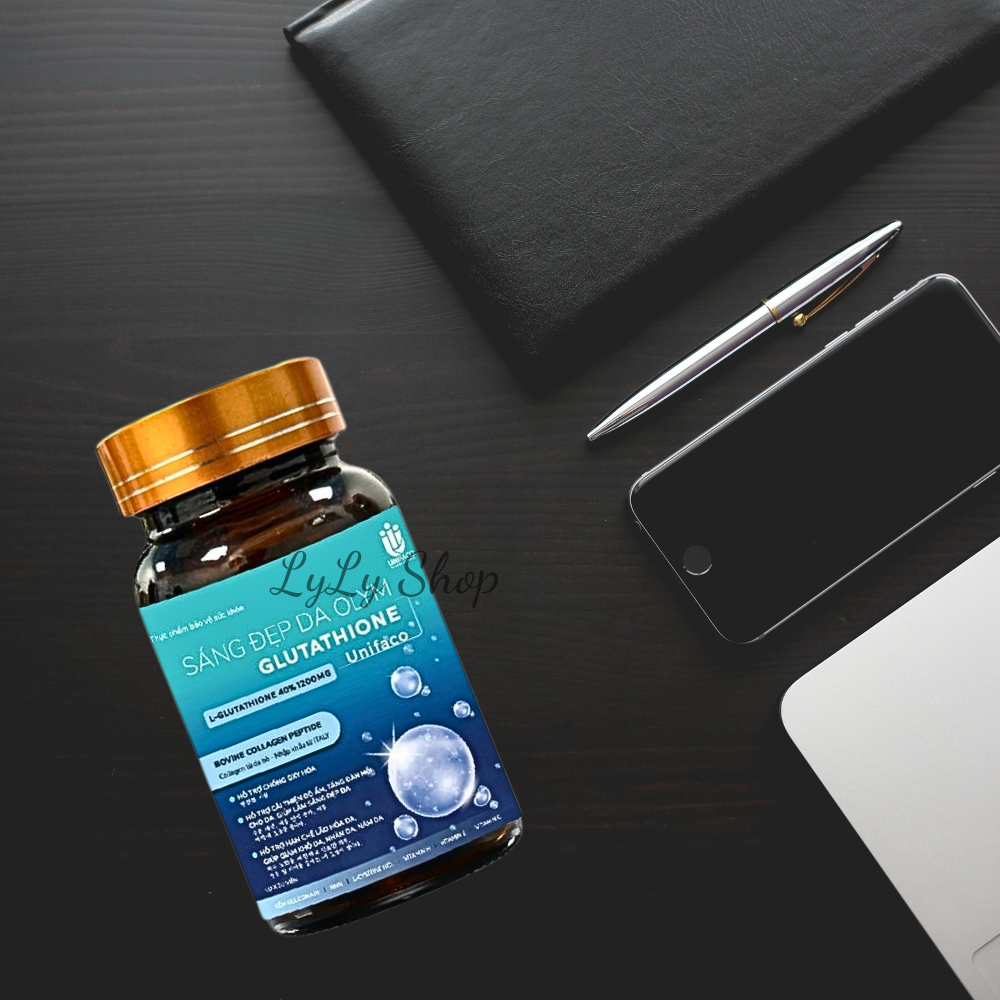 Viên Uống Trắng Da Glutathione 1200mg sáng đẹp da Olym Unifaco, cải thiện độ ẩm, ngăn ngừa nám lylyshop