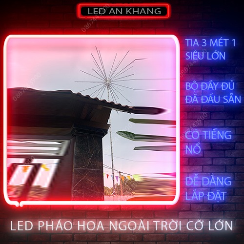 Đèn led pháo hoa ngoài trời giá tốt đủ loại 20 tia, 24 tia, 30 tia và 36 tia