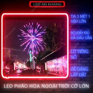 Đèn lét pháo hoa, bộ đèn LED pháo hoa ngoài trời có âm thanh tiếng nổ