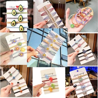 Dây cột tóc 1k combo 100 dây buta