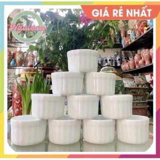 Combo 10 hũ caramen / sữa chua/ flan sứ