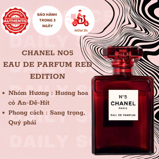 Nước Hoa 𝑪𝒉𝒂𝒏𝒆𝒍 No5 Red EDP 5ml/10ml/20ml
