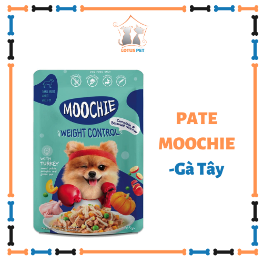 Pate gói Moochie dành cho chó - 85gr