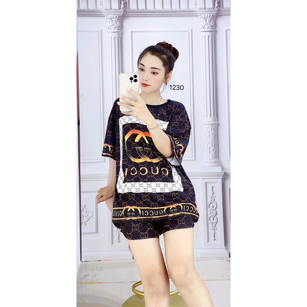 Set Bộ Đùi Big Size Thun In Hình 3D - Form 70kg-90kg - Chất Thun Co Giãn Tốt - Hình Thật Của Shop Chụp - B1230