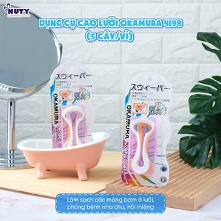 Dụng Cụ Cạo Lưỡi Okamura (2,5 cây)