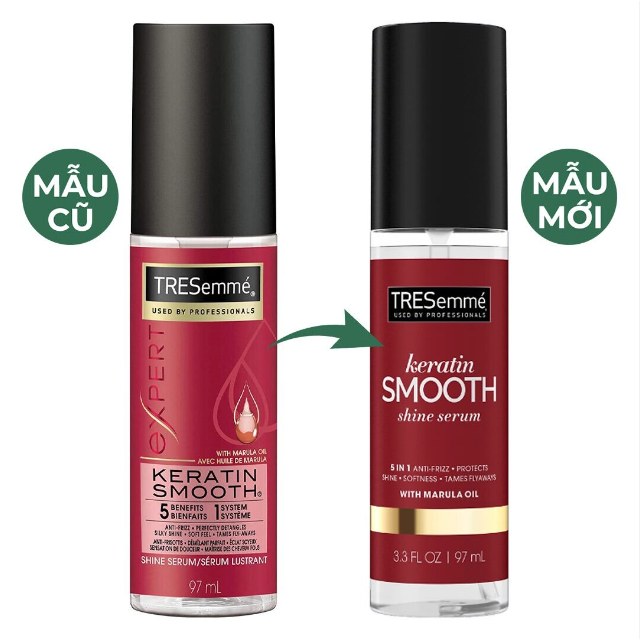 Serum Dưỡng Tóc TRESemme Vào Nếp Bóng Mượt Keratin Smooth Shine