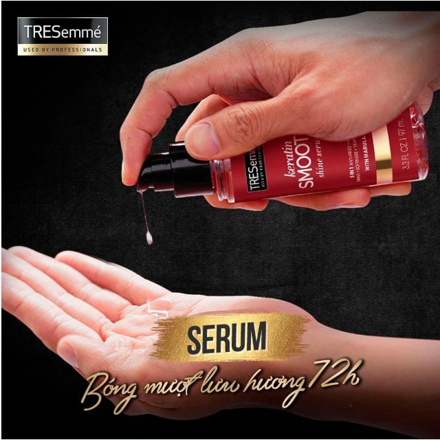 Serum Dưỡng Tóc TRESemme Vào Nếp Bóng Mượt Keratin Smooth Shine (97ml)