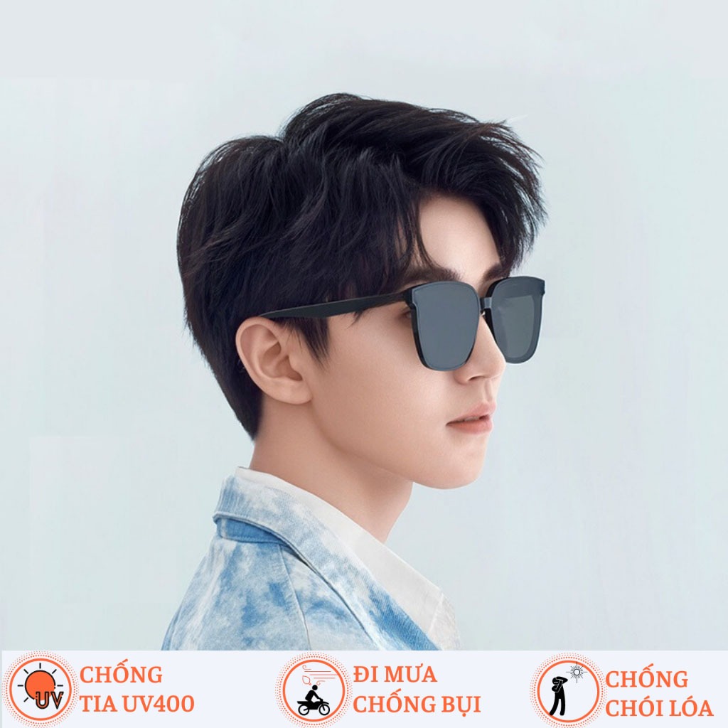Kính râm nam nữ POSHOP  gọng vuông to chống tia UV400 màu sắc hot trend thời trang Hàn Quốc 5043