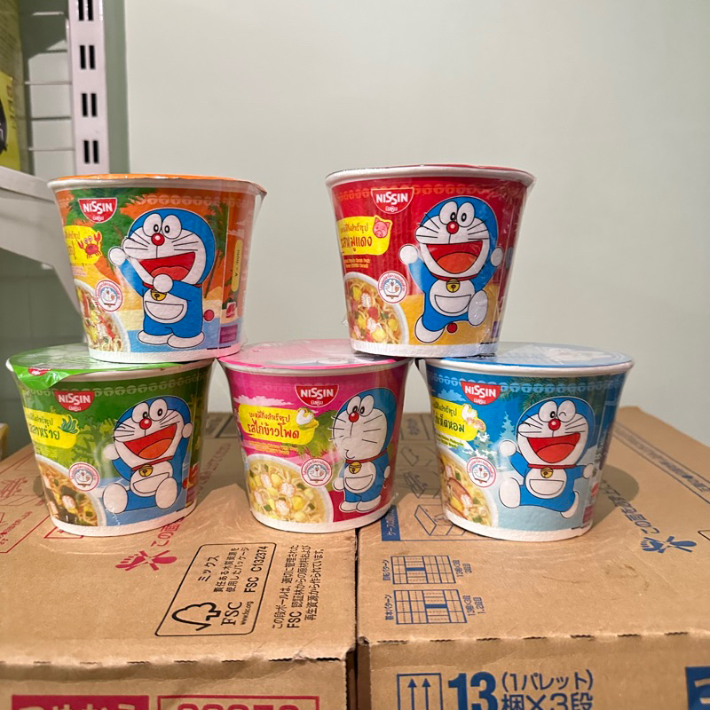 Mì ly Doraemon Nissin Thái