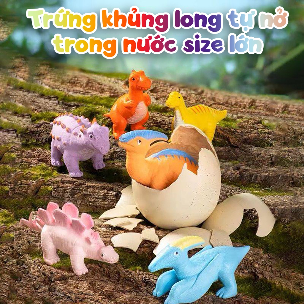 Trứng khủng long tự nở trong nước size lớn