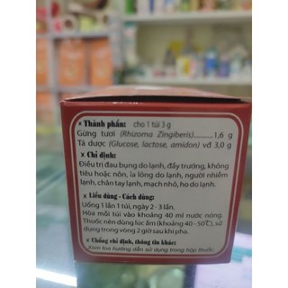 Trà gừng Traphaco hộp 10 gói