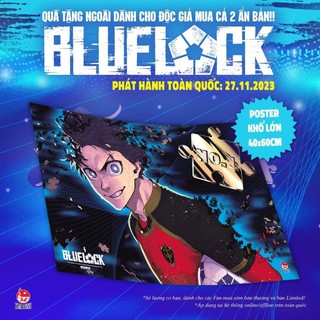 Kim đồng - bluelock combo 2 quyển có poster kèm ống