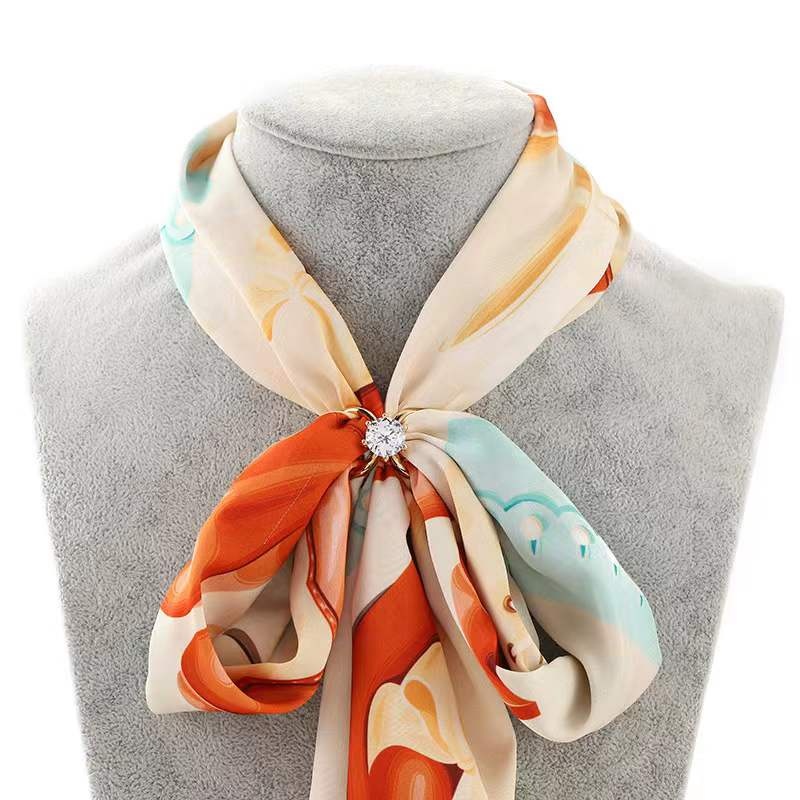 Ghim Cài Khăn Choàng Đính Đá Thời Trang Cho Nữ