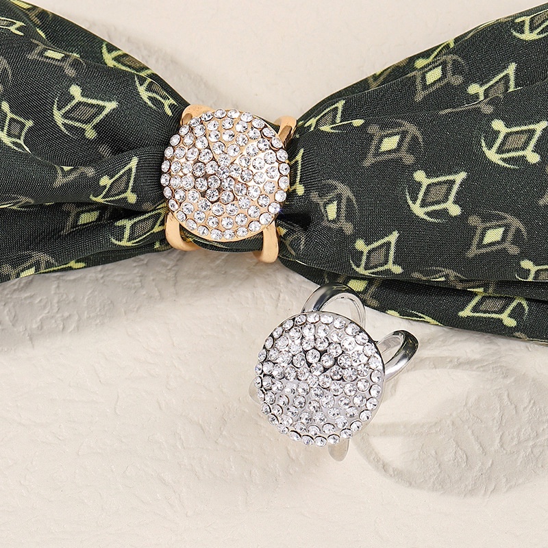 Ghim Cài Khăn Choàng Đính Đá Thời Trang Cho Nữ