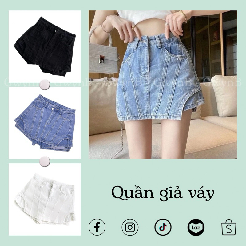 QUẦN JEANS GIẢ VÁY