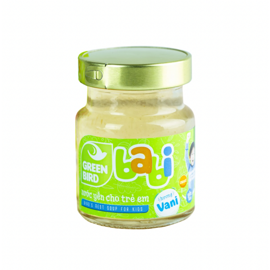 Combo 5 hũ Nước Yến Cho Trẻ Em Green Bird Babi - GREEN BIRD - Hương Vani - (72g)