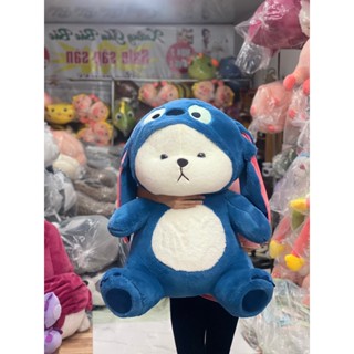 gấu bông lena xanh siêu xinh size 90cm siêu to , thú nhồi bông