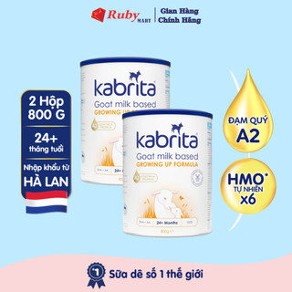 Combo 2 lon sữa dê kabrita số 3 800g