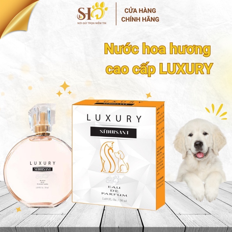 Nước Hoa Cao Cấp Cho Chó Mèo LUXURY SHD 50ml