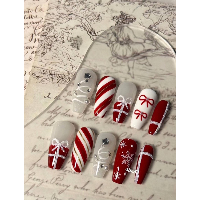 Nail Box thiết kế thủ công - Nail Giáng Sinh Noel