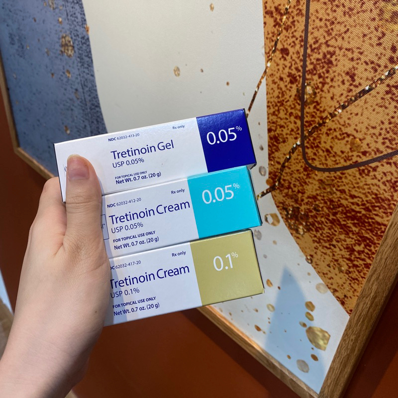 Kem dưỡng chống lão hoá da Tre0.05 cream Tre0.05 gel Tre0.1 Tre0.025