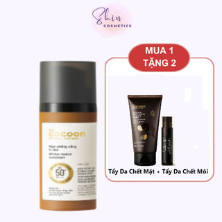  Mua Kem Chống Nắng Bí Đao Tặng Tẩy Da Chết Cafe Mặt 150ML + Tẩy Da Chết Môi 5G