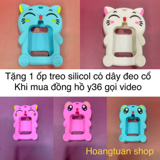 Đồng hồ thông minh Y36 gọi video (xanh đen hồng)
