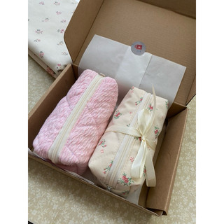 Mini pouch - túi vải chần bông 146cm