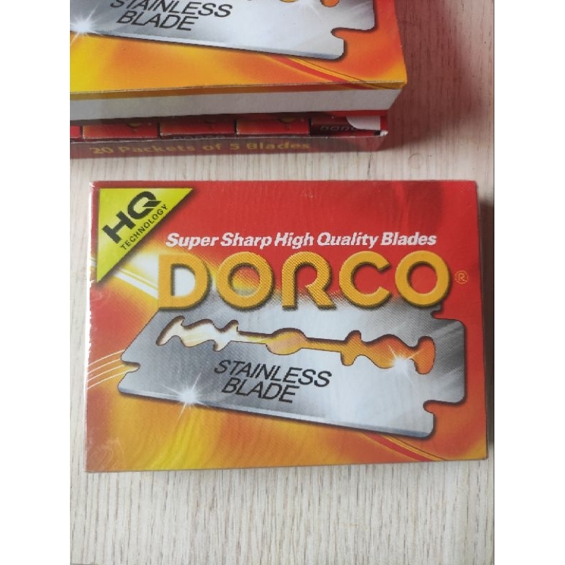 DAO LAM,LƯỠI LAM DORCO ĐỎ HÀN QUỐC (GIÁ 1 HỘP NHỎ ×5 LƯỠI).