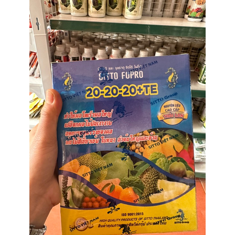 Phân bón lá 20-20-20 1kg sitto