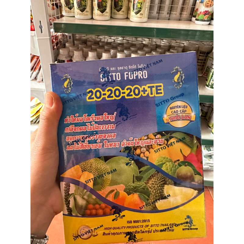 Phân bón lá 20-20-20 1kg sitto