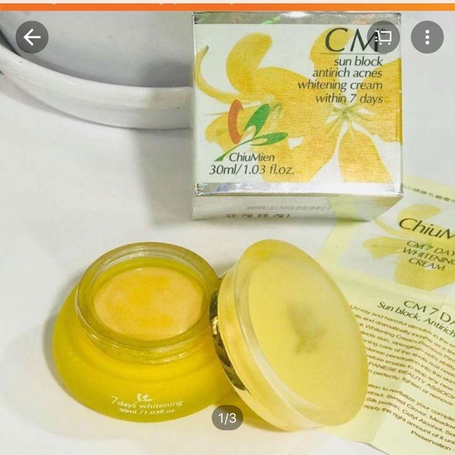 Kem CM ChiuMien dưỡng trắng da, giảm mụn, chống lão hoá 30g