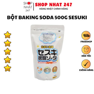 [Hỏa Tốc HN] Bột baking soda Sesuki 500g tẩy trắng Rocket Nội địa Nhật Bản