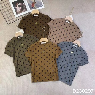 Áo thun nữ tay hến cổ tròn thêu chữ X tag sắt X hàng Quảng Châu, áo phông mùa hè form vừa chất cotton mát đẹp 230297
