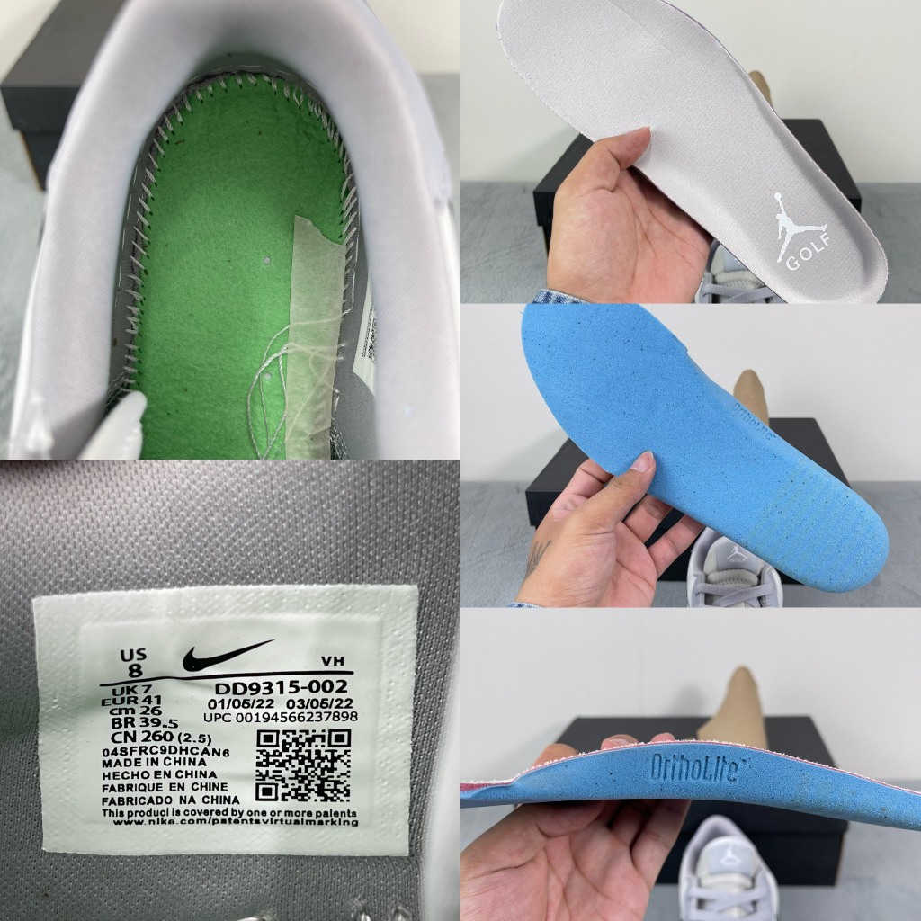 Giày Air Jordan 1 Retro Low Golf Wolf Grey DD9315-002 - High Quality Fullbox