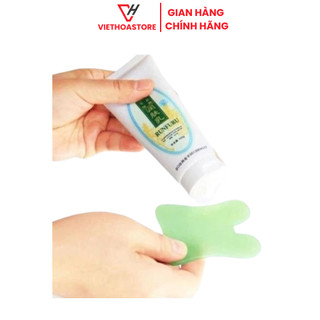 Combo ngọc cạo gió và kem cạo gió đả thông kinh lạc trong đông y, spa dưỡng sinh