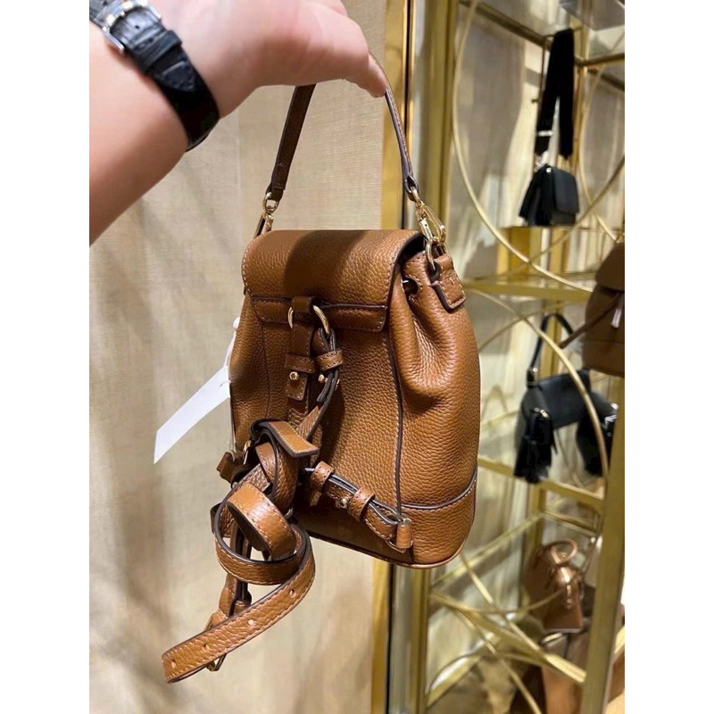 📛RẺ VÔ ĐỊCH📛BALO TB 137409 THEA MINI PEBBLED BUCKET DA THẬT NỮ SIÊU ĐẸP