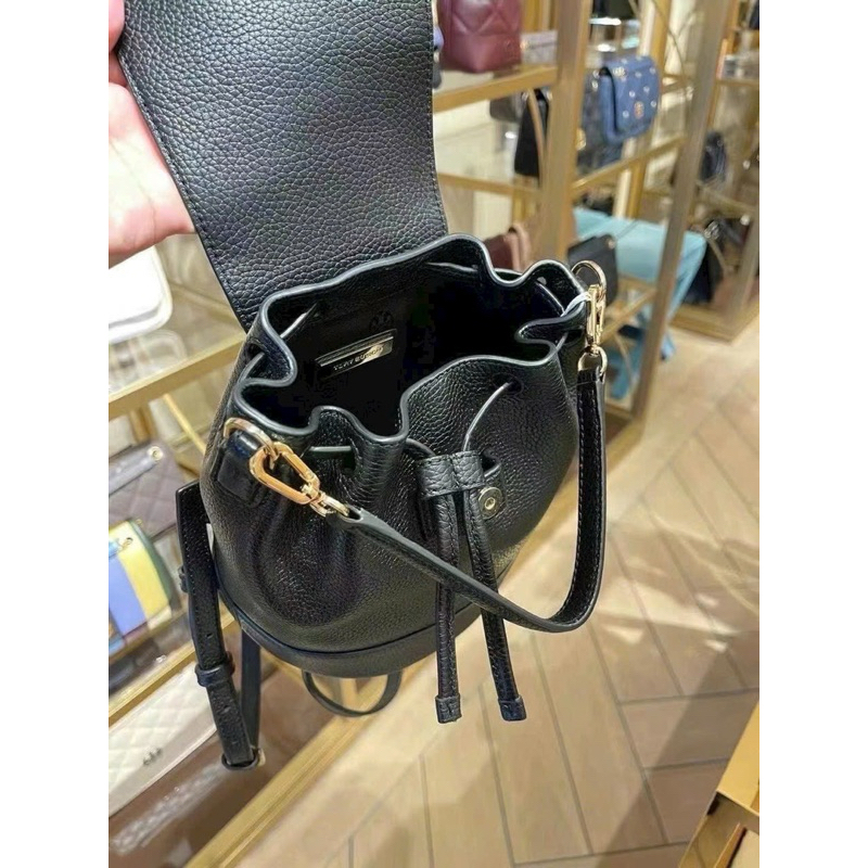 📛RẺ VÔ ĐỊCH📛BALO TB 137409 THEA MINI PEBBLED BUCKET DA THẬT NỮ SIÊU ĐẸP