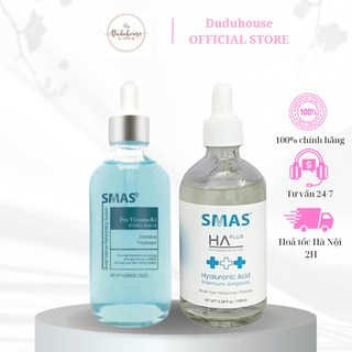 Serum SMAS Pro Vitamin B5 Hydra Serum, Hyaluronic Acid Premium Ampoule Cấp Ẩm, Dịu Da 100ml Duduhouse